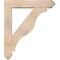 Ekena Millwork Funston Arts and Crafts Smooth Bracket w/ Offset Brace, Douglas Fir, 7 1/2"W x 38"D x 44"H BKT0806X38X44FST03SDF - alternate 4